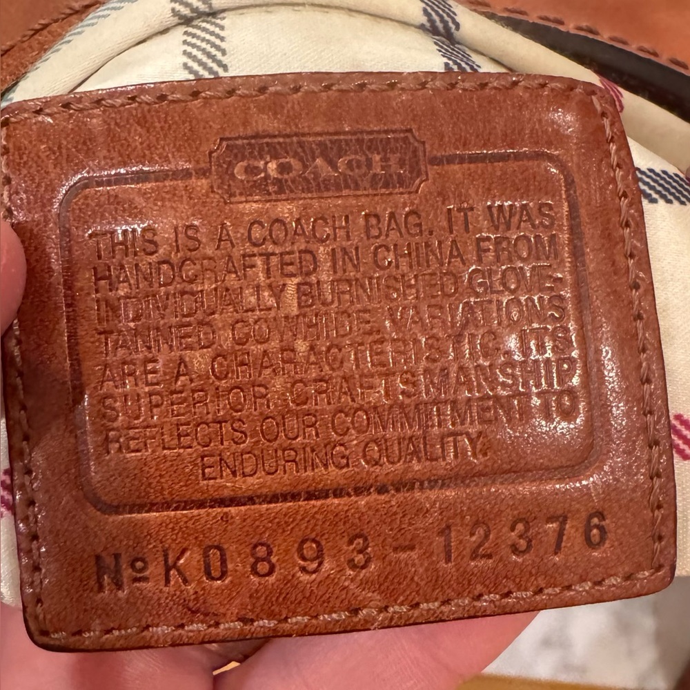 Coach - Bleeker Duffle Crossbody 2008 #12376 Tattersall Lining, Zipper Closure - Picture 12 of 16